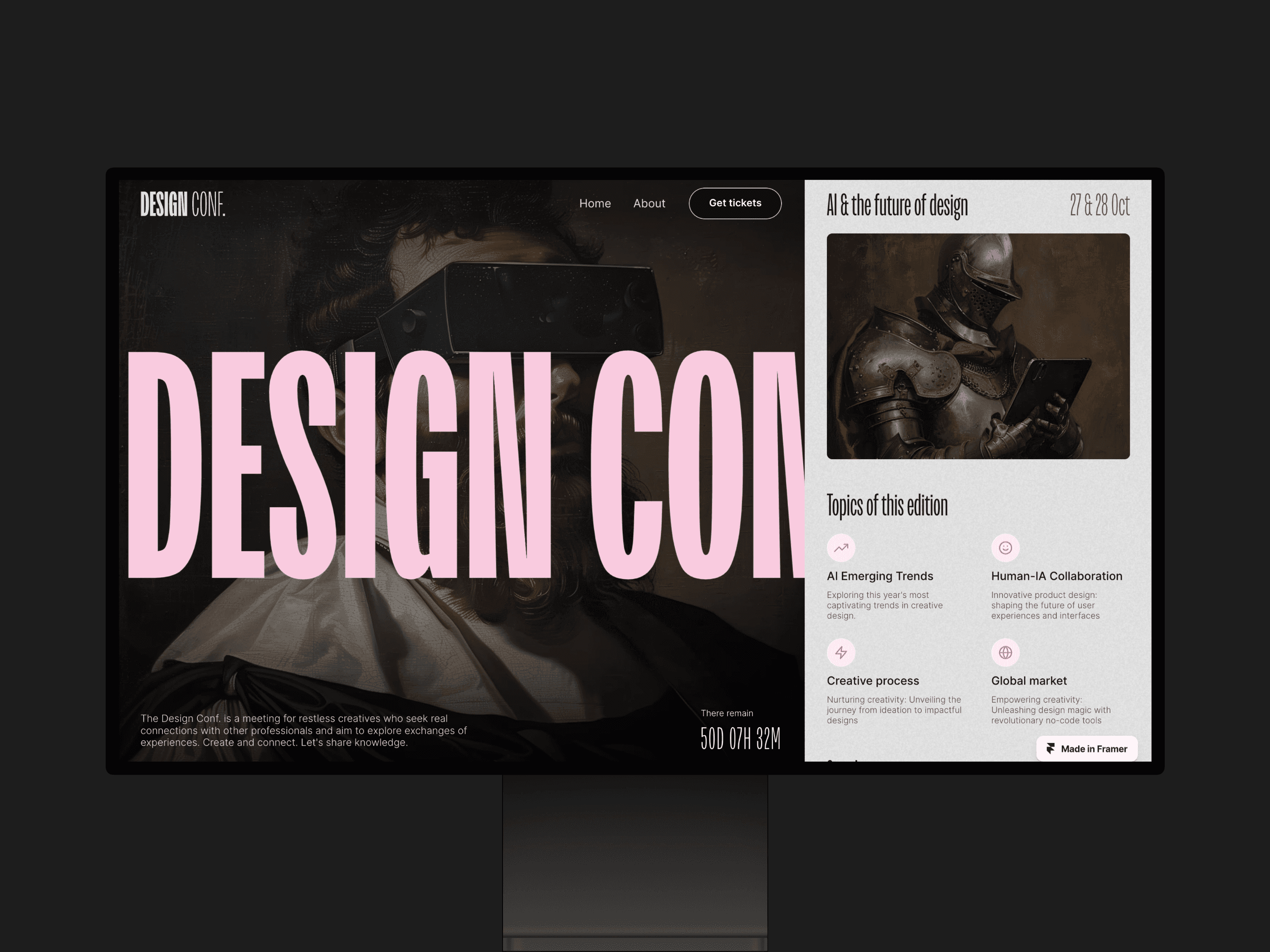 DesignConf - Conference Event Template
