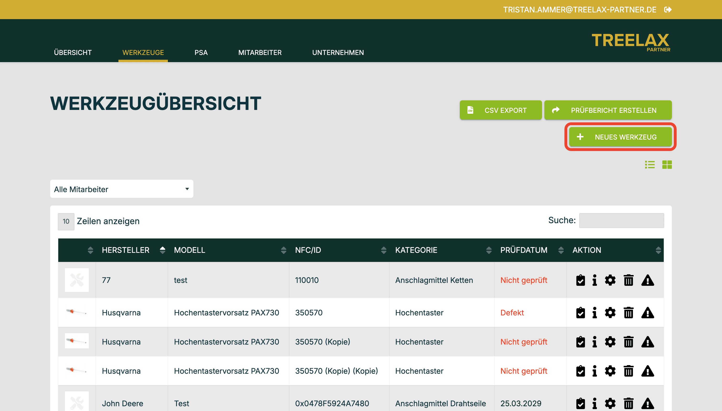 Über „Neues Werkzeug