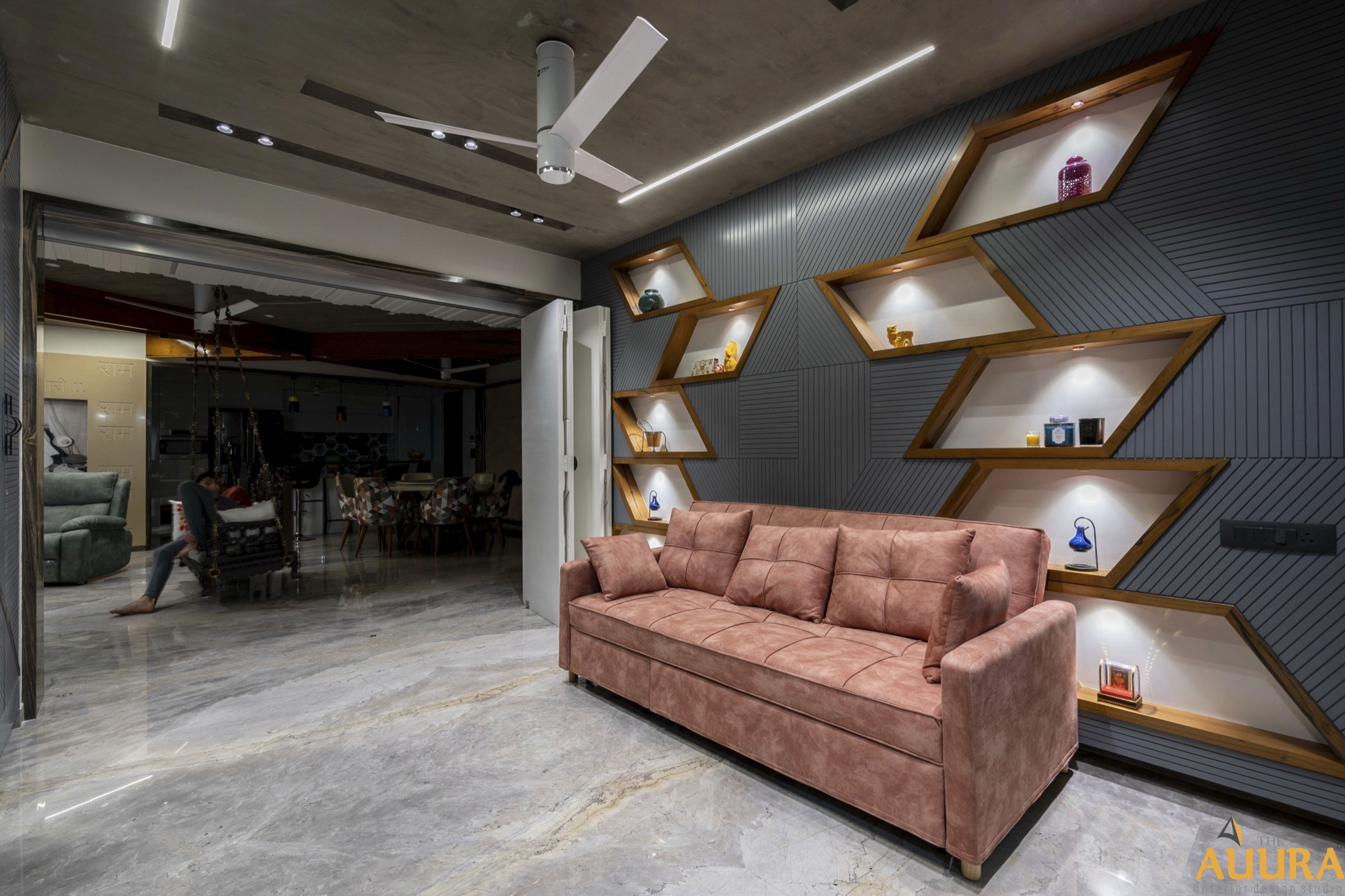 Harshil and Chaitali: flat interior by The Auura, photo 7