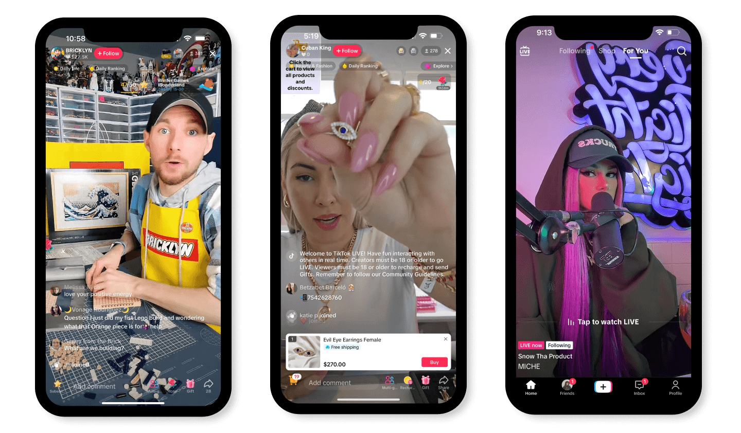 Livestream on TikTok Shop