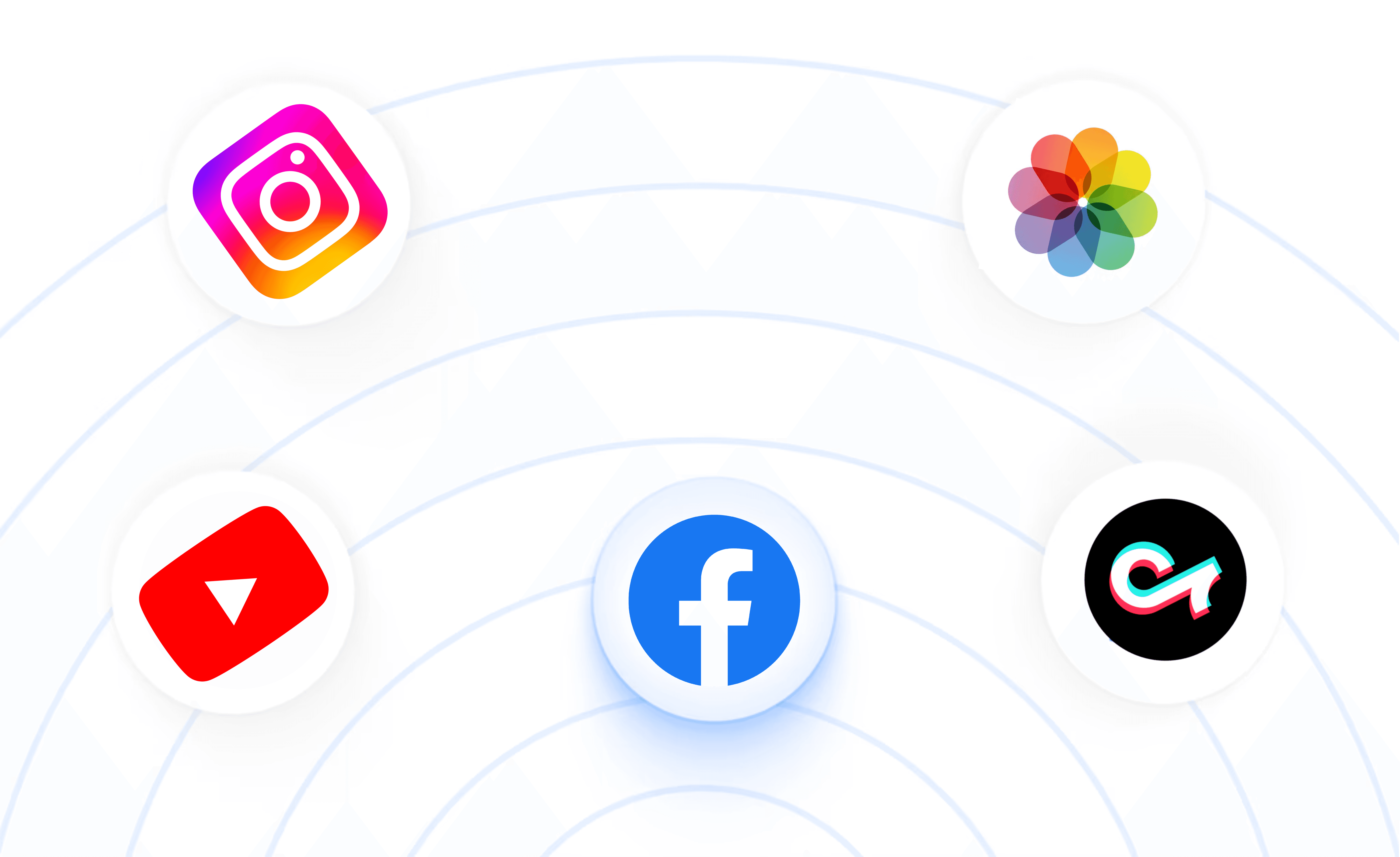 Logos of tools outward, illustrating easy integration with no engineering required.