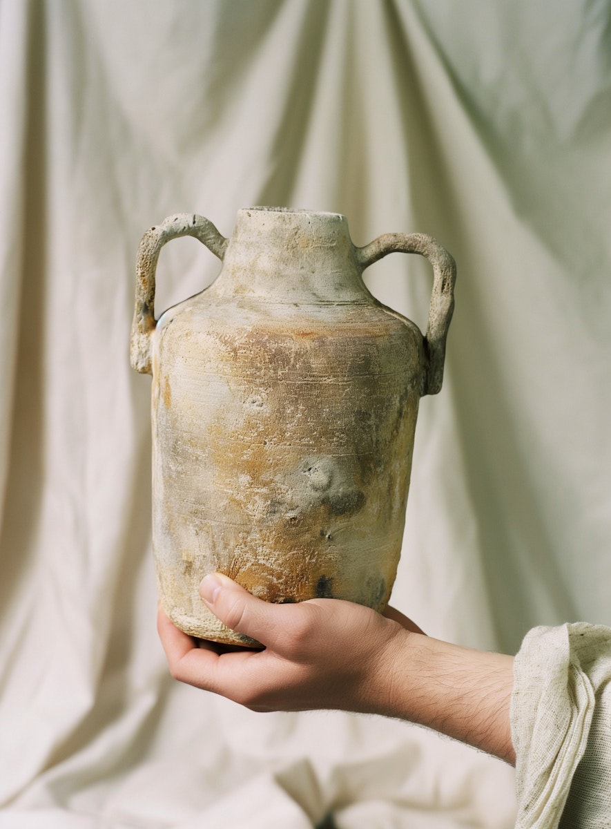 Image of a jar made by student.