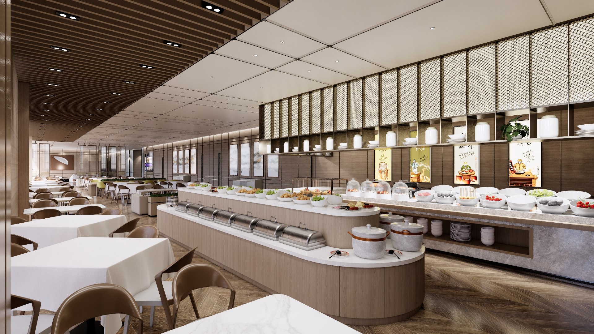 Corporate dining place