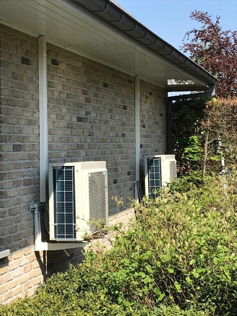 Realisatie door Klimacalor in Gent airconditioning warmtepompen vloerverwarming en warmtepompboiler