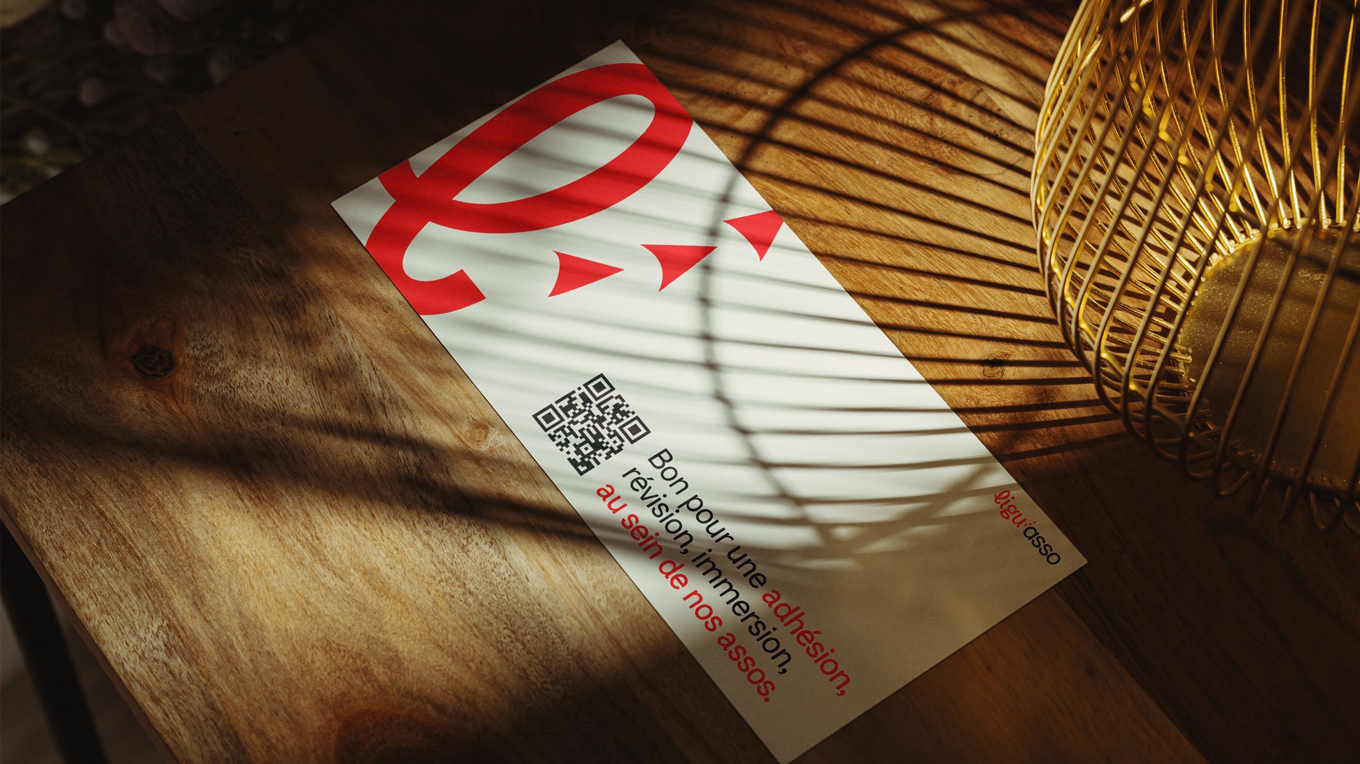 Carte d’adhésion à la fédération associative.