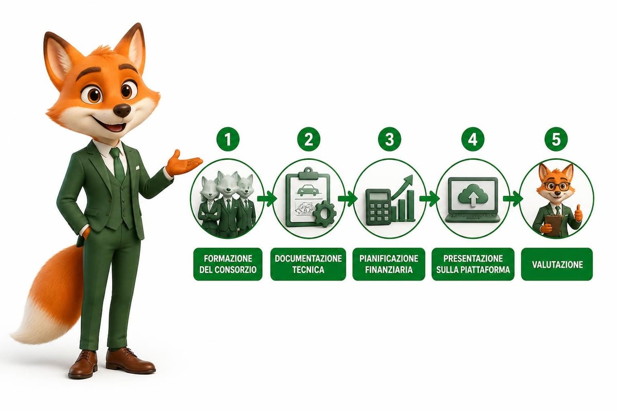 Application submission process flow