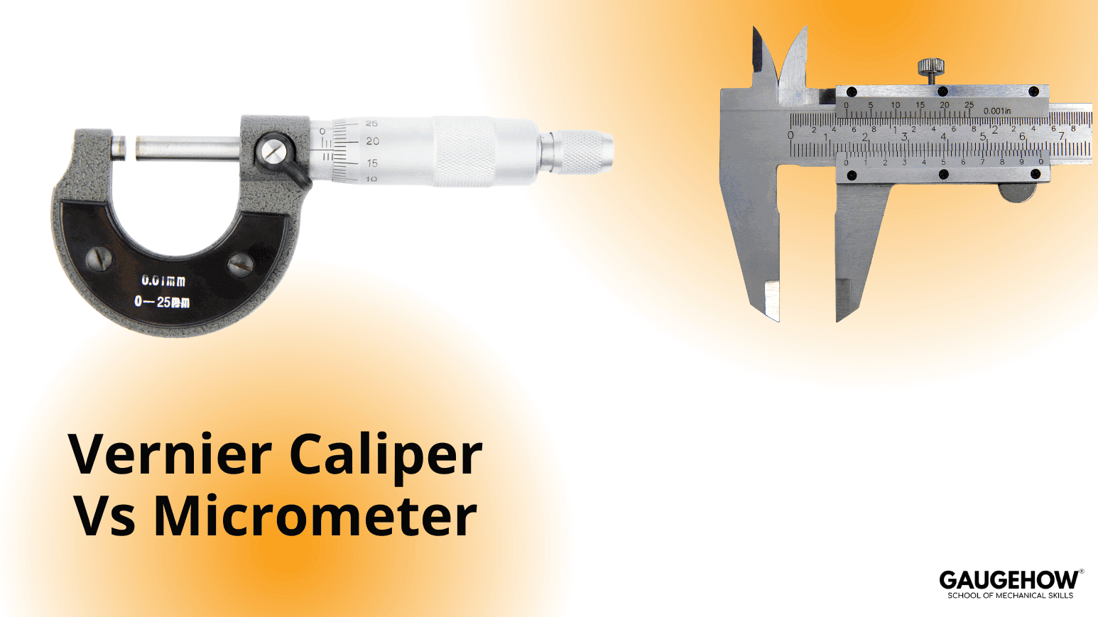 image of vernier caliper and micrometer