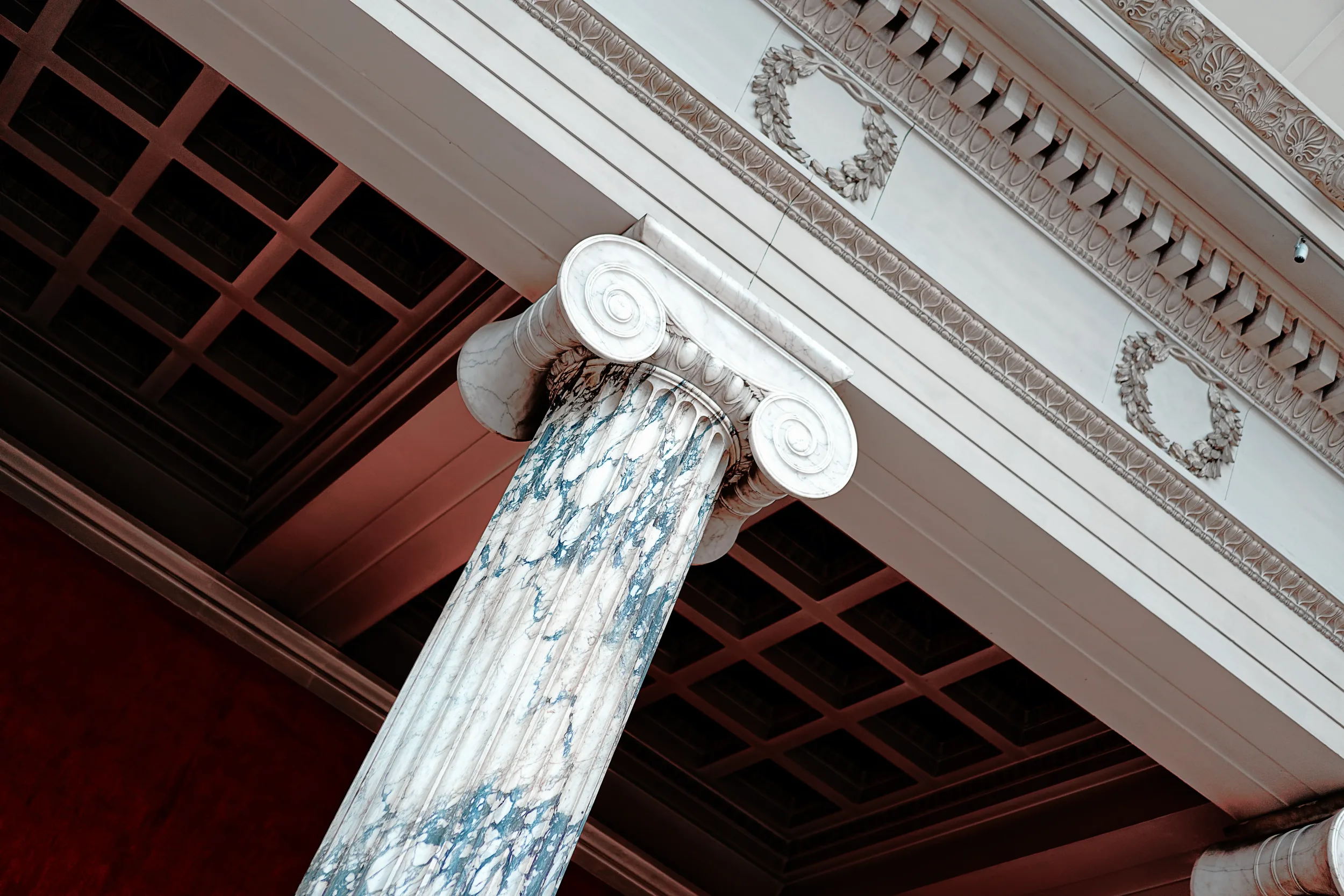 Photographie d'architecture, détail de la Glyptoteket de Copenhague