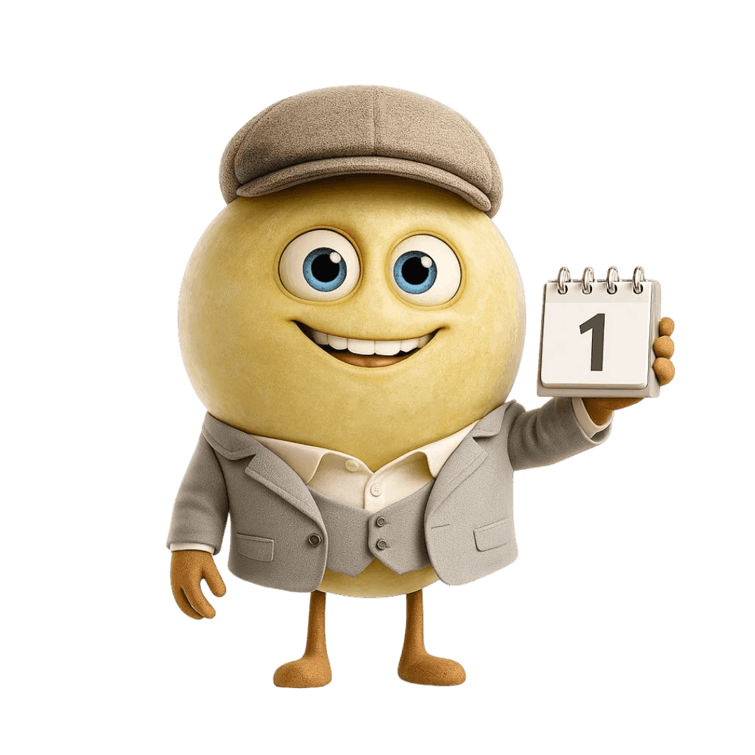 Ortega grape berry illustration for wine education.