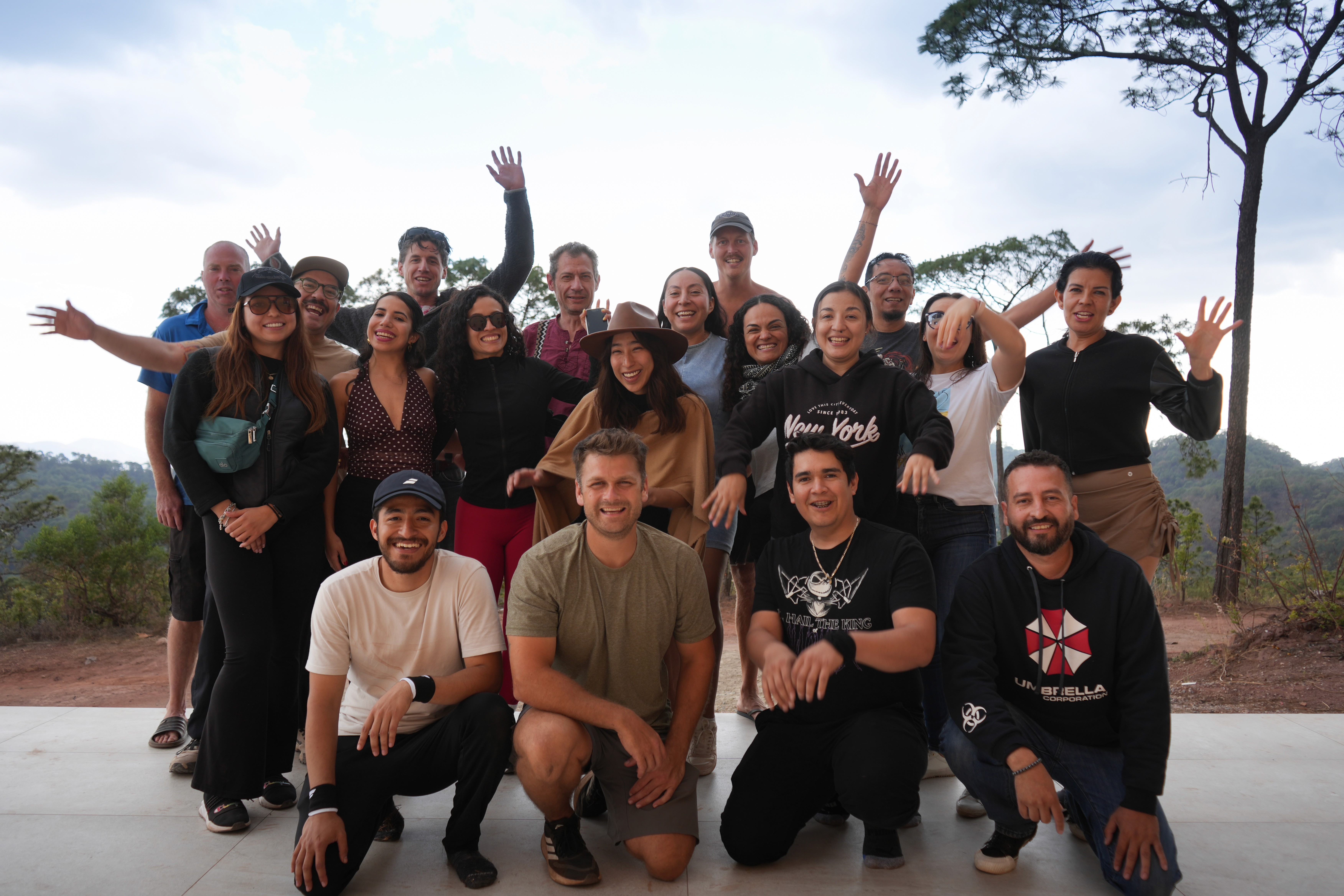 modern house in snowy landscape