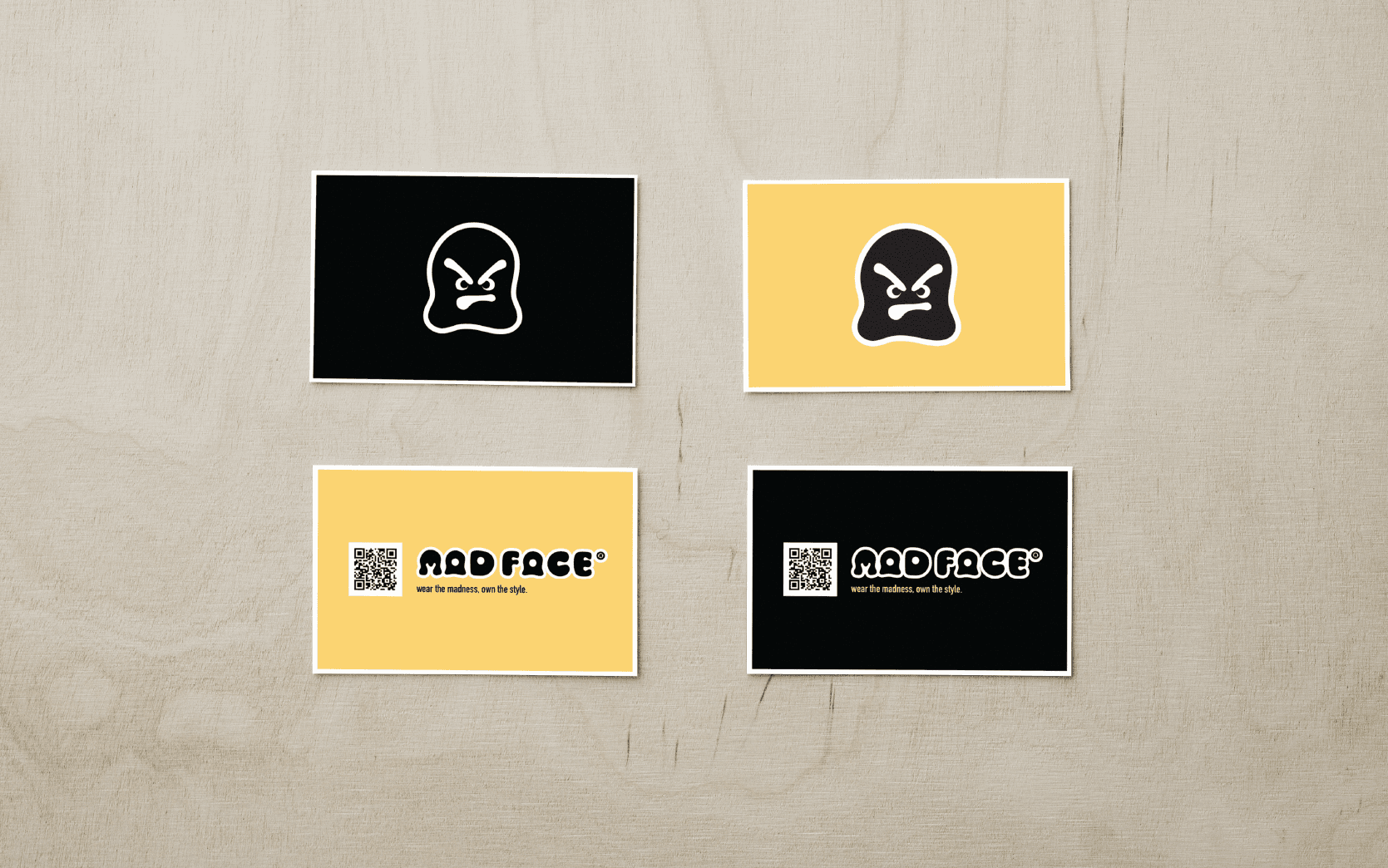 Mad Face Business Card 