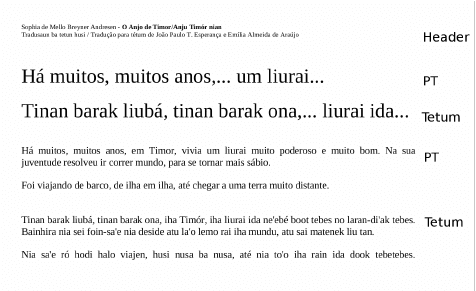 mixed language document