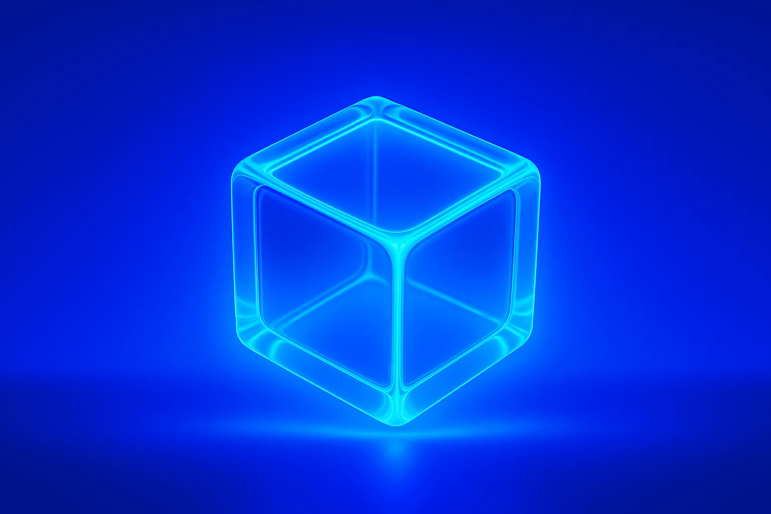 Blue 3D Abstract