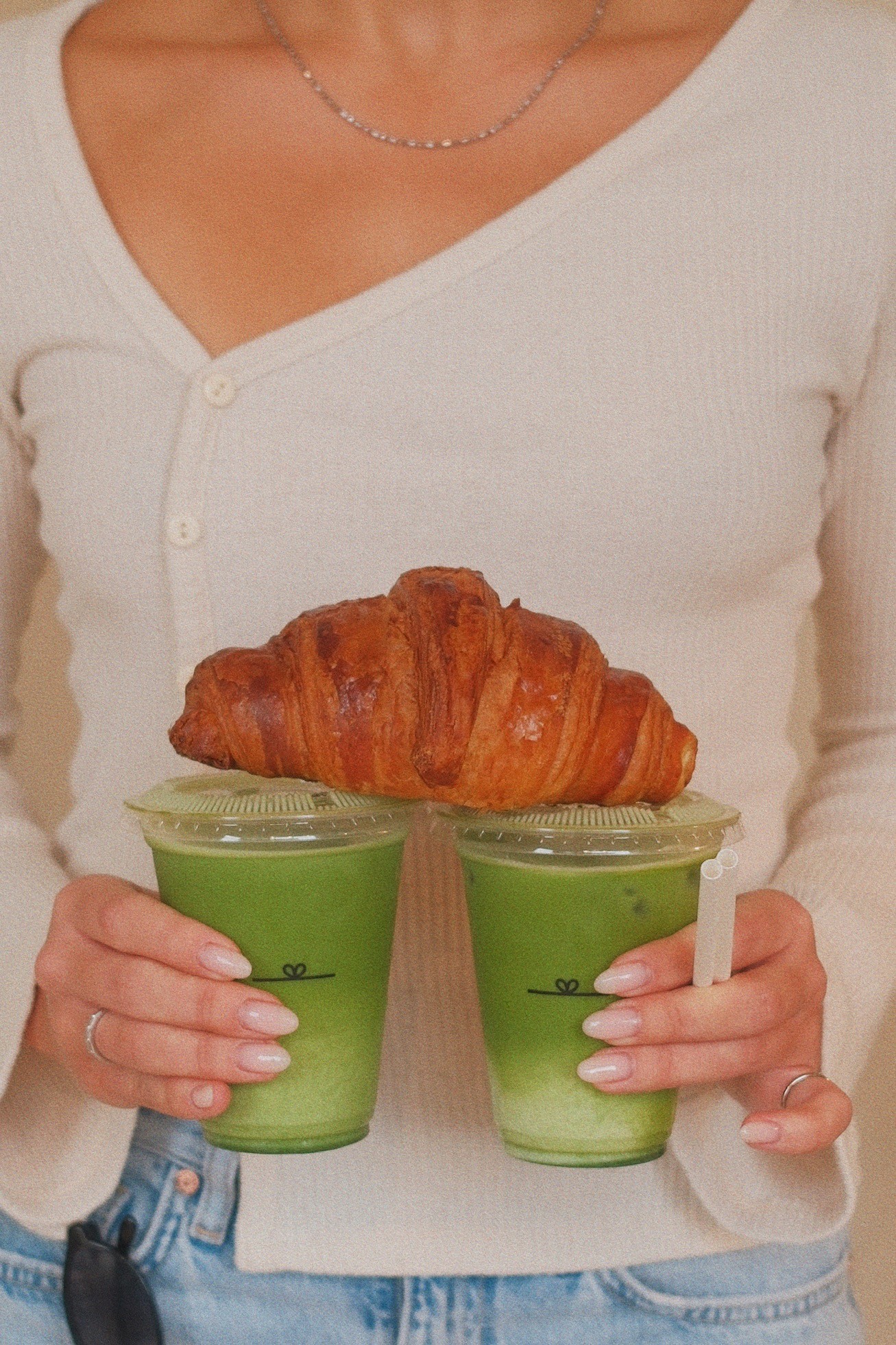 Lane Eight Matcha and Croissant
