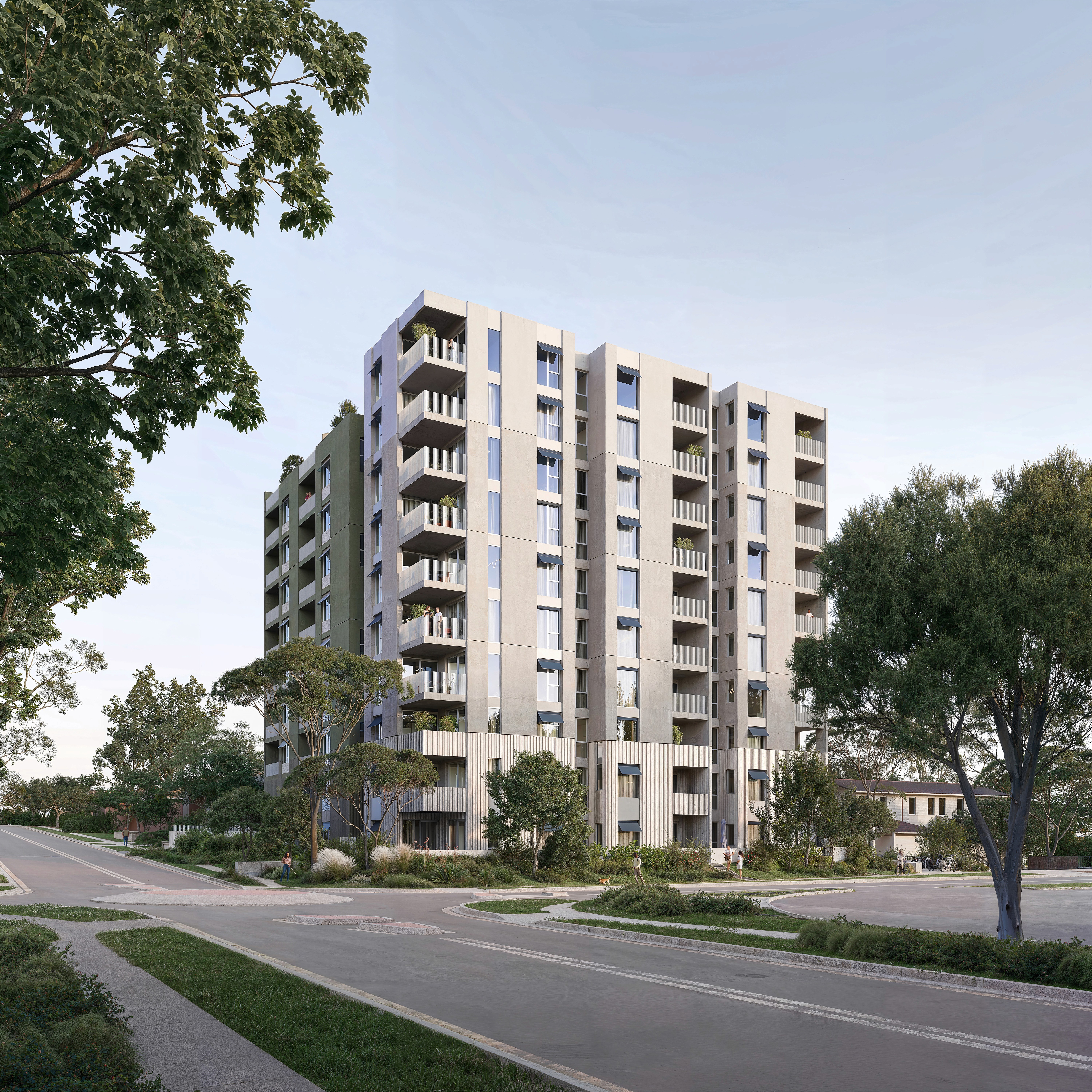 architectural photography of modern building