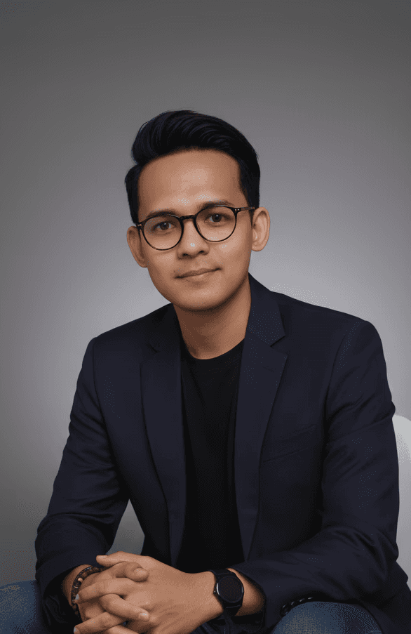 Portrait of portfolio creator