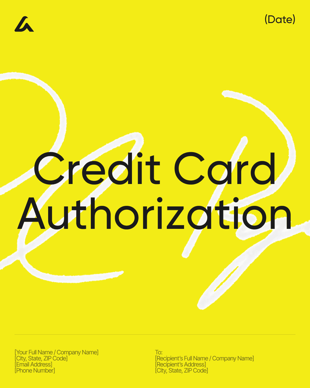 Credit Card Authorization
