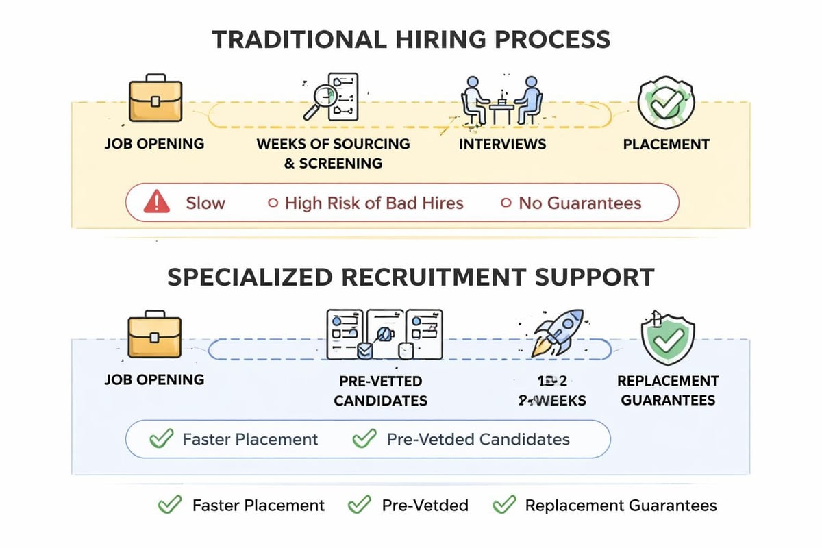 Recruitment partnership benefits