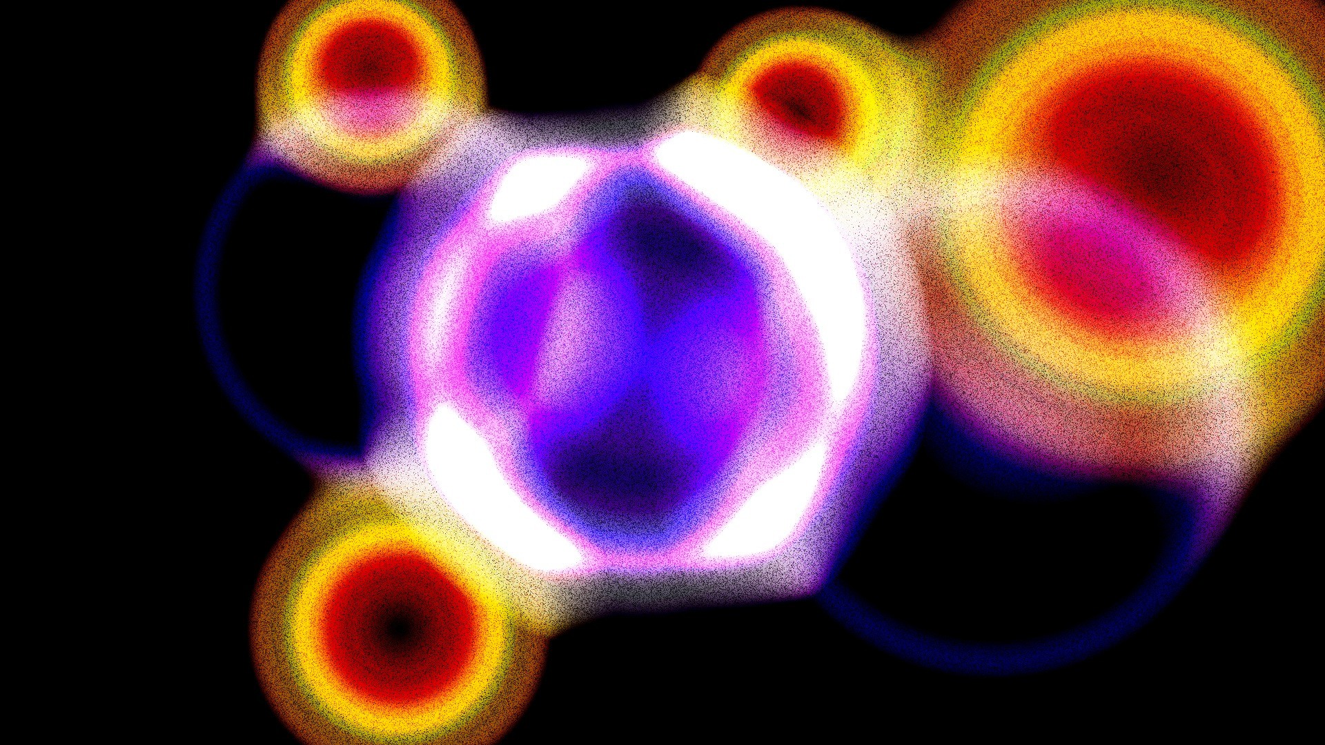 Weiße gescribbelte geometrische Formen auf schwarzem Hintegrund