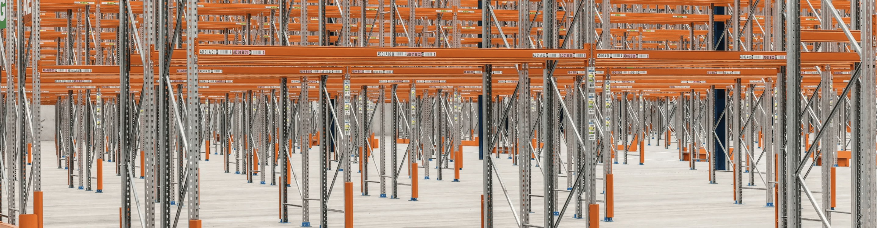 Pallet racking background