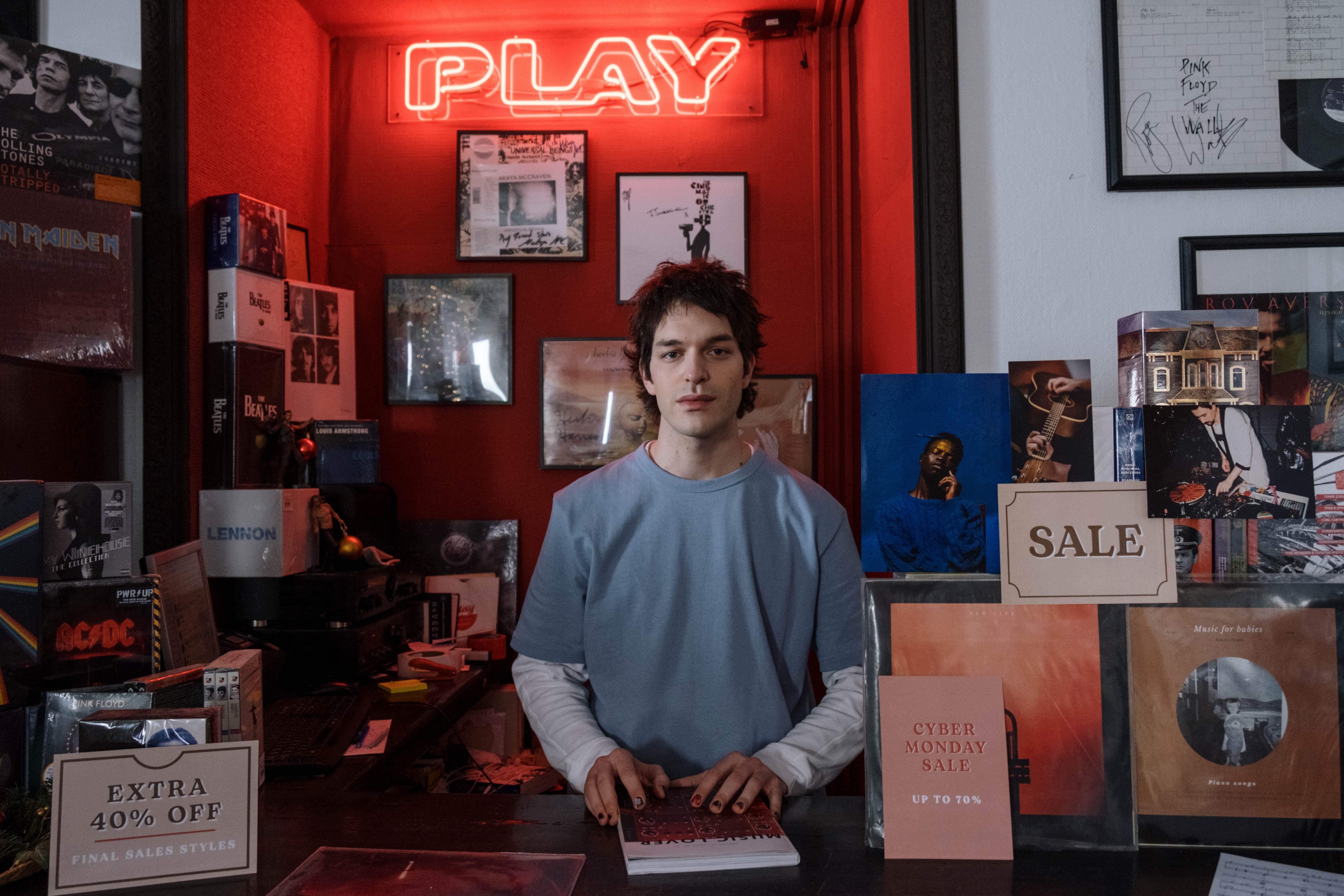 A record seller ©DR