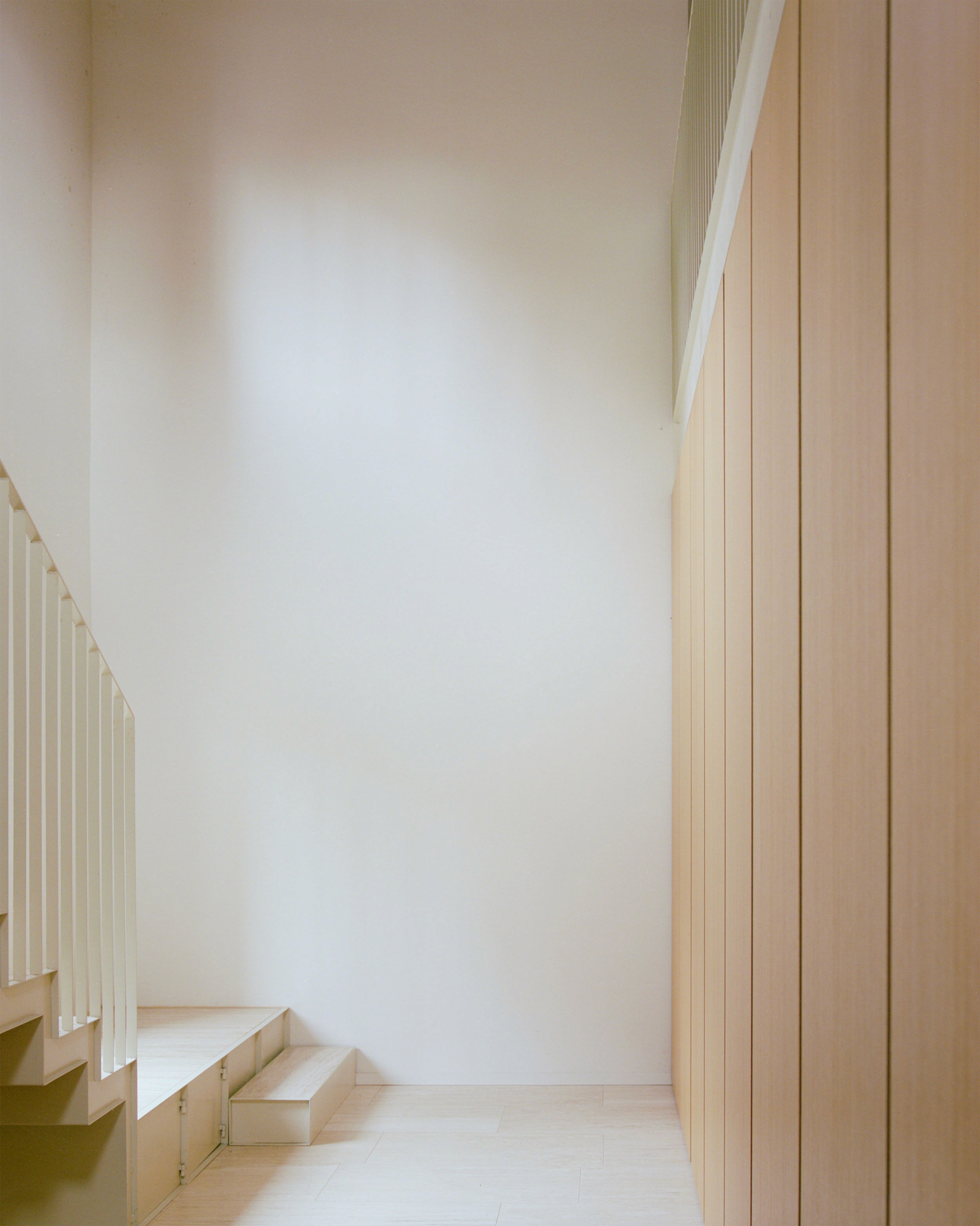 Workshop made of bright wood