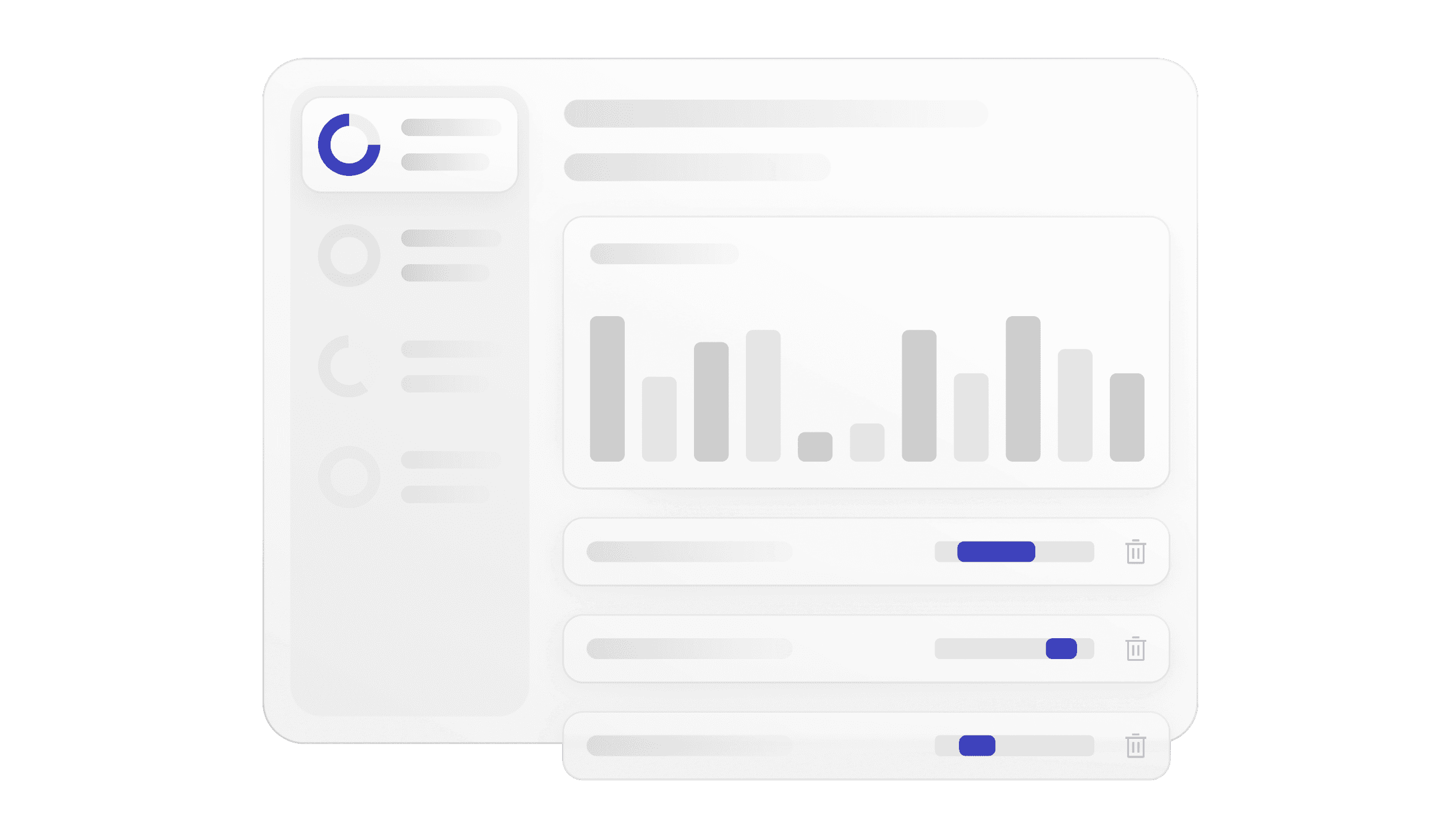A render representing Planhat's health lab where customer health is being simulated.