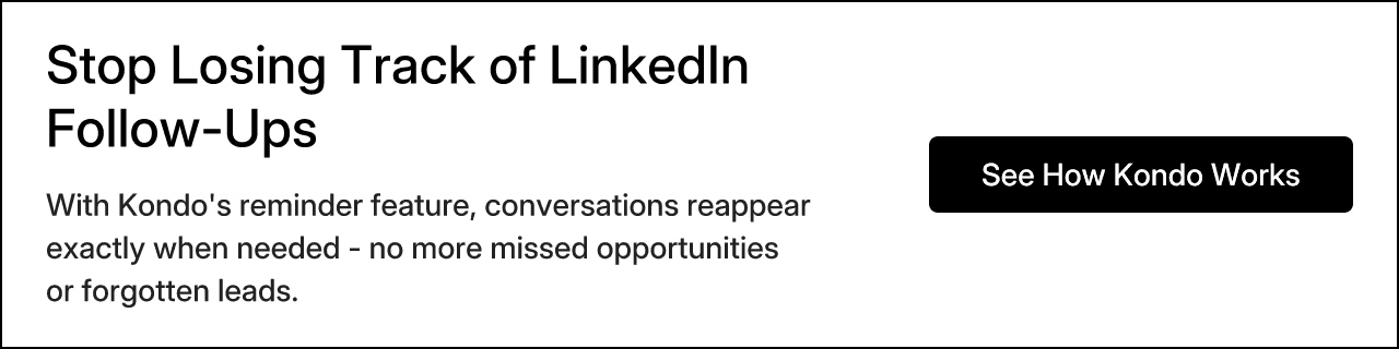 Stop Losing Track of LinkedIn Follow-Ups