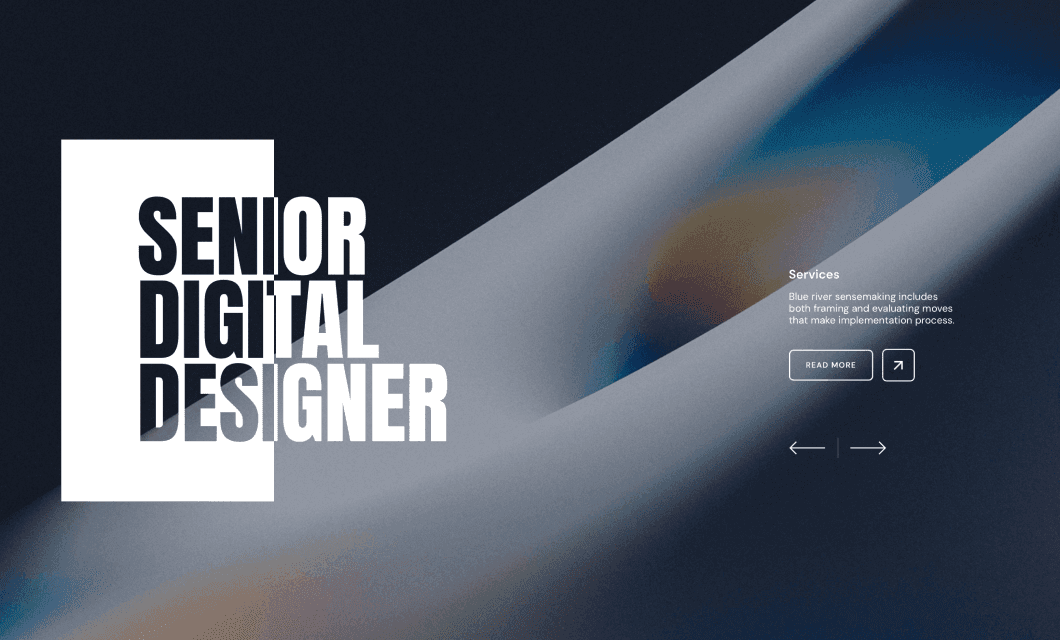 Masking Text Effect Slider