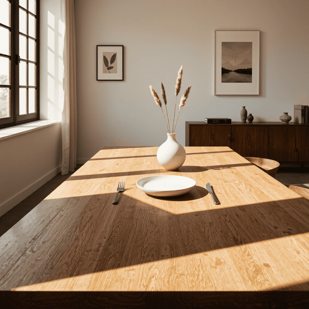 product photography of Home Furniture/Dining Setup