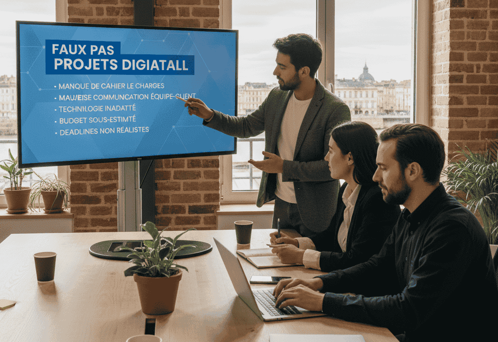 une agence web bordelaise qui travaillent sur les erreurs à éviter dans les projets web