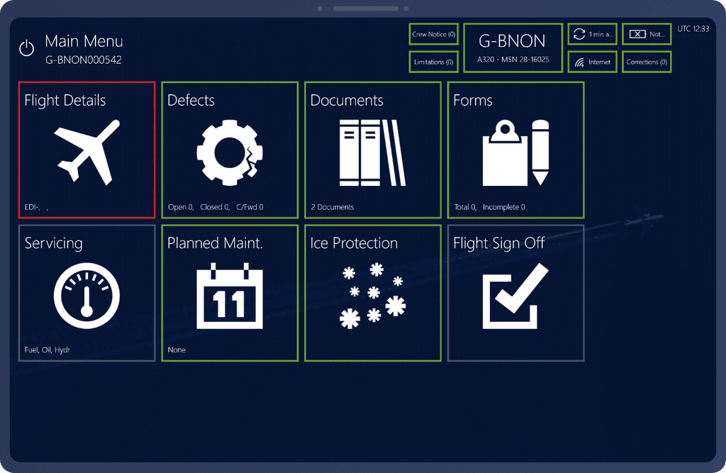 eTechLog8 Main Menu