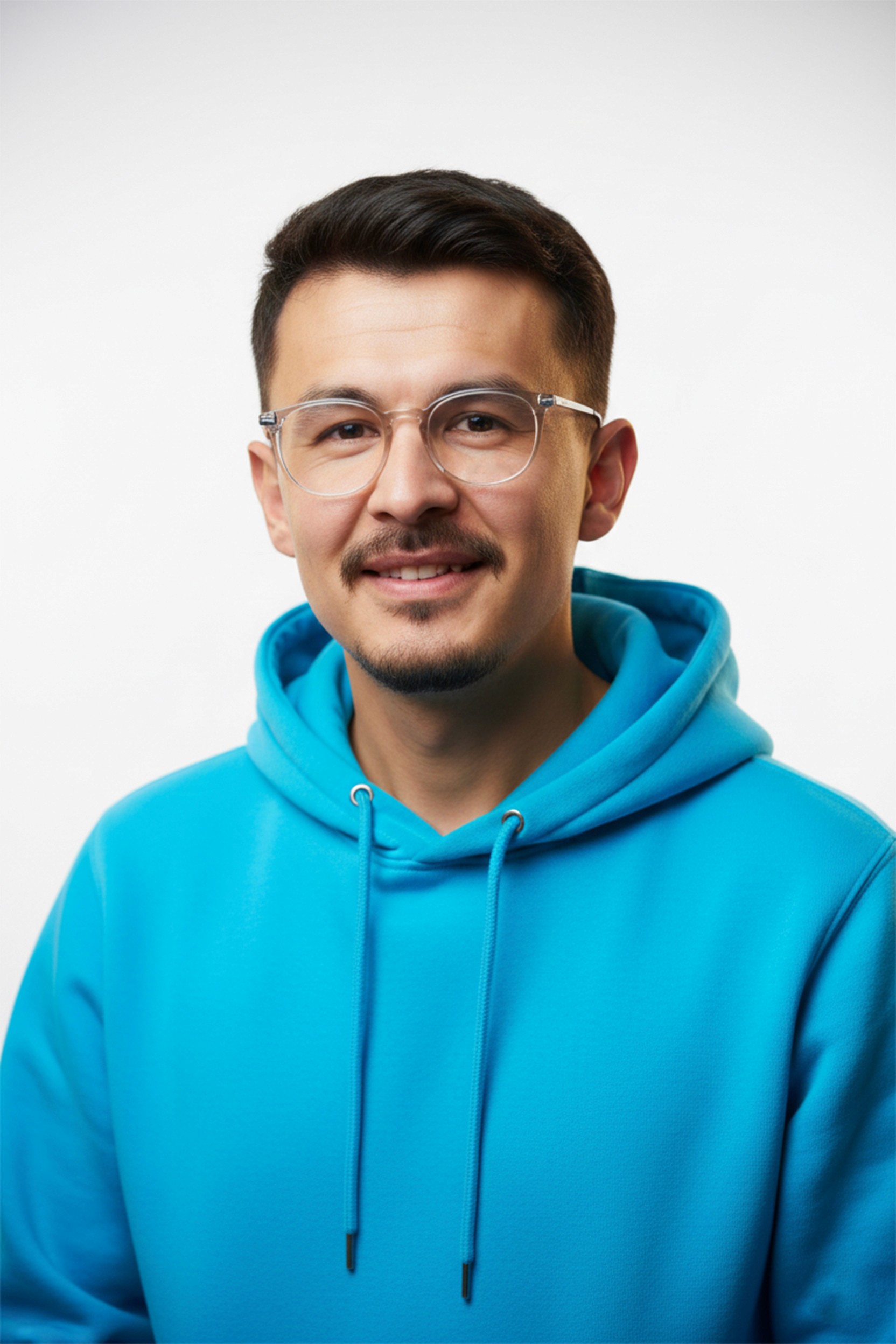 Portrait of portfolio creator – front view