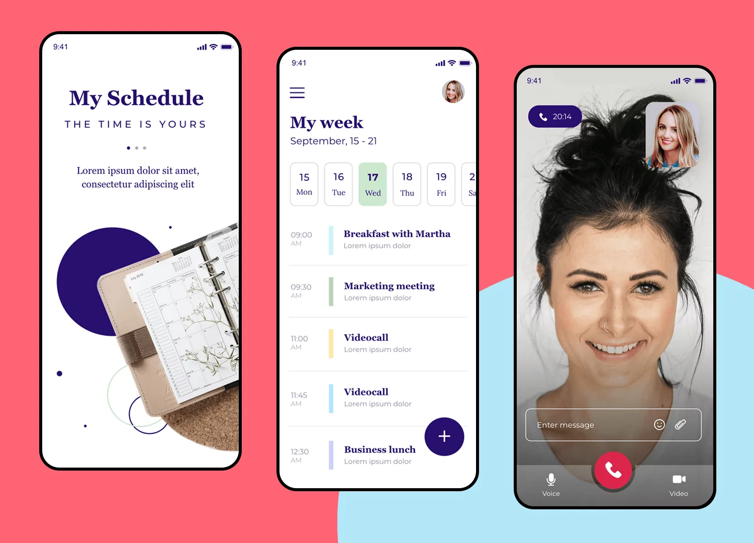 Scheduling Calendar App with Integrated Video Meetings