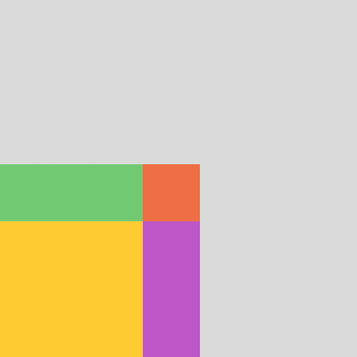 A visualization of selection hover areas for Excalidraw