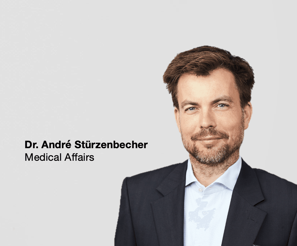 Dr André Stürzenbecher, expert in Medical Affairs and clinical positioning in the life sciences sector