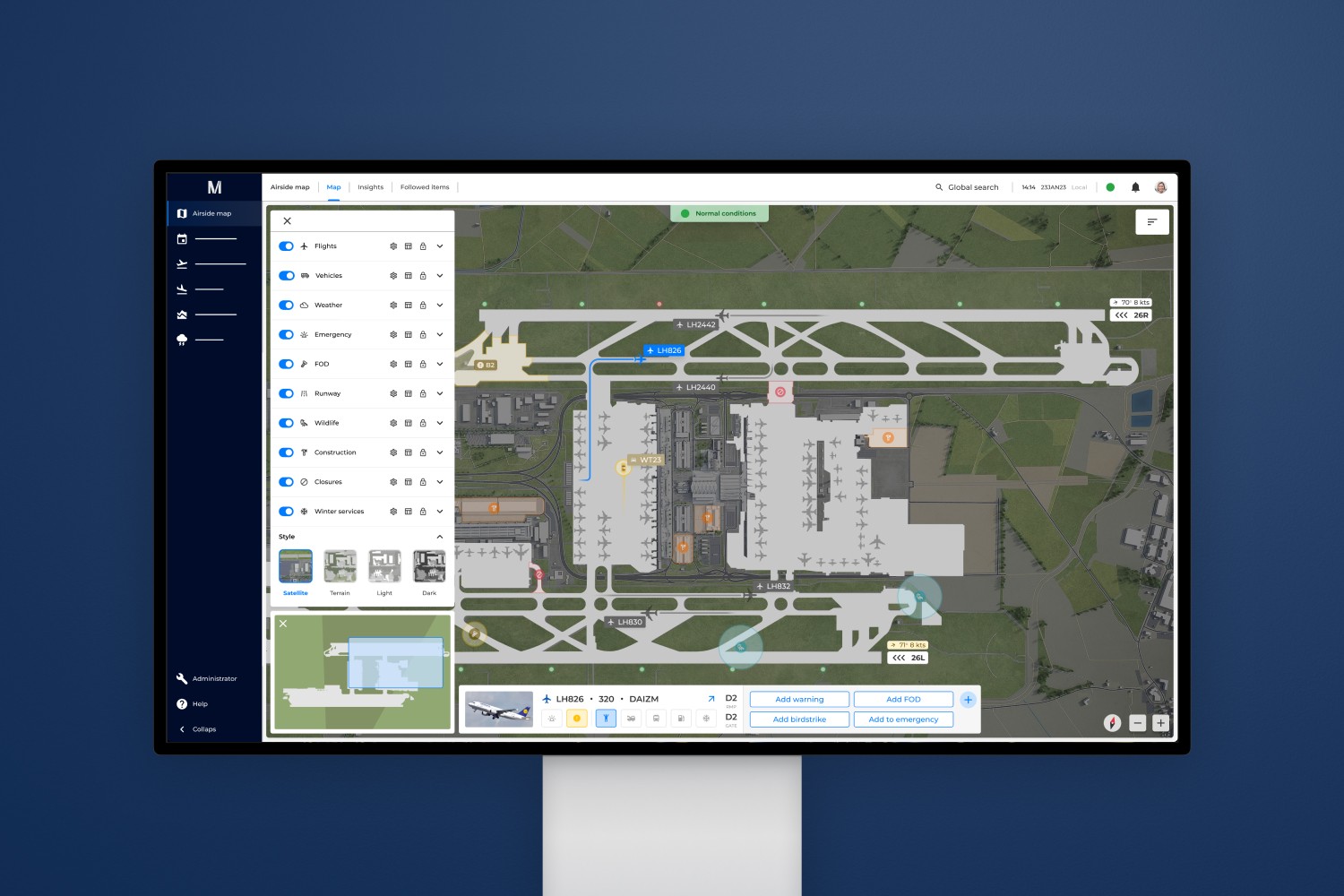 Project showcase laptop mockup