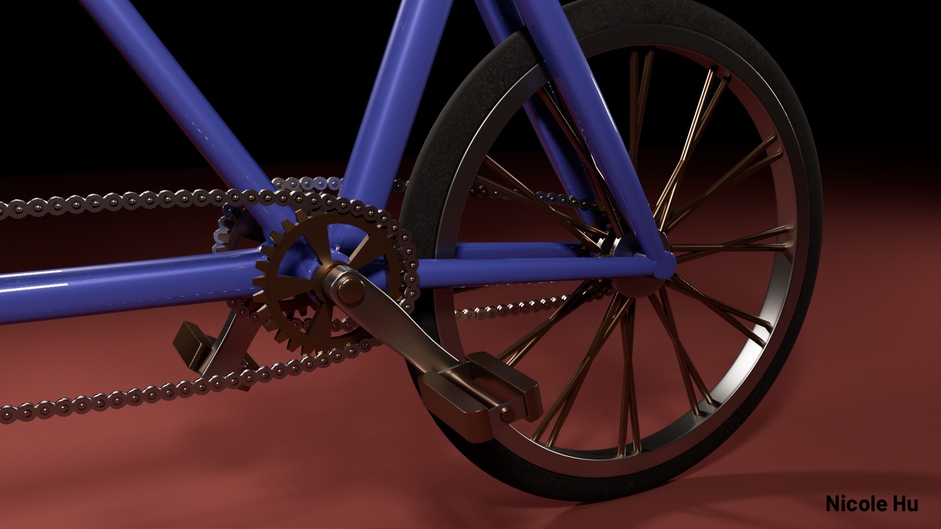 Brand New Bike (created and rendered with Maya)