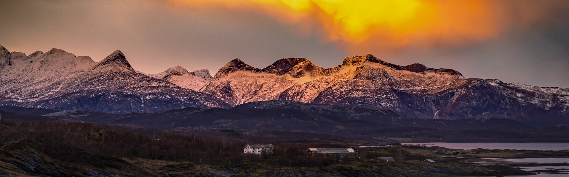 Bilde av Oddholmen ved Oddan på Tverlandet utenfor Bodø.