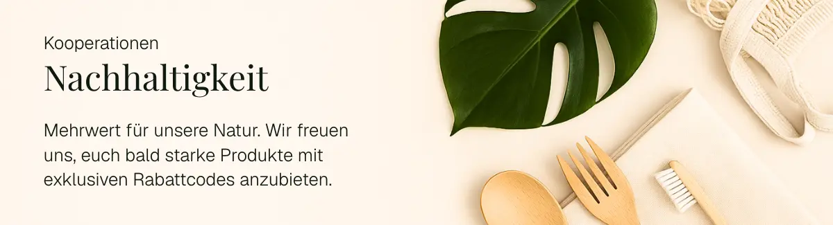 Kooperation Nachhaltigkeit Banner