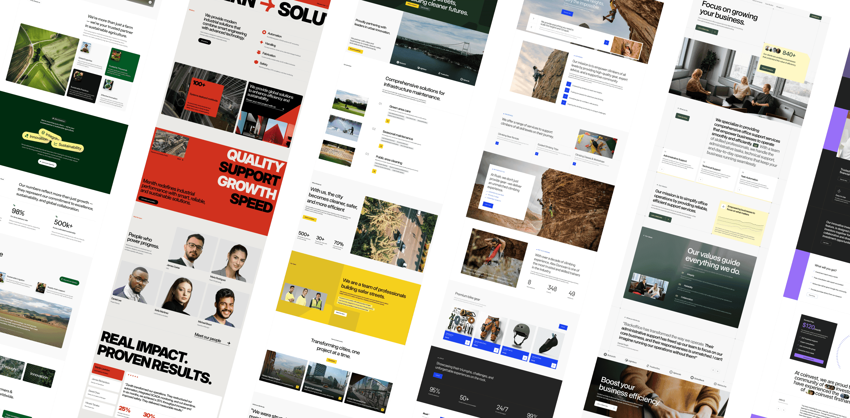 Templates screen