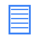 utility invoice pdf in electric blue