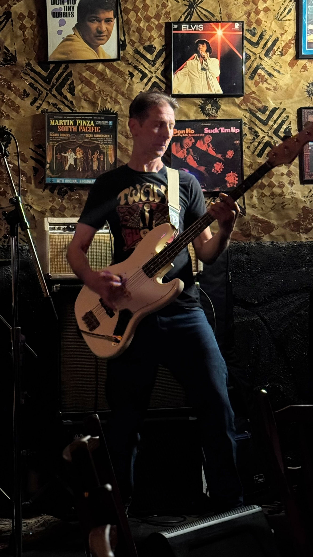 Messer Chups ripping it up at Moe's Alley in Santa Cruz.