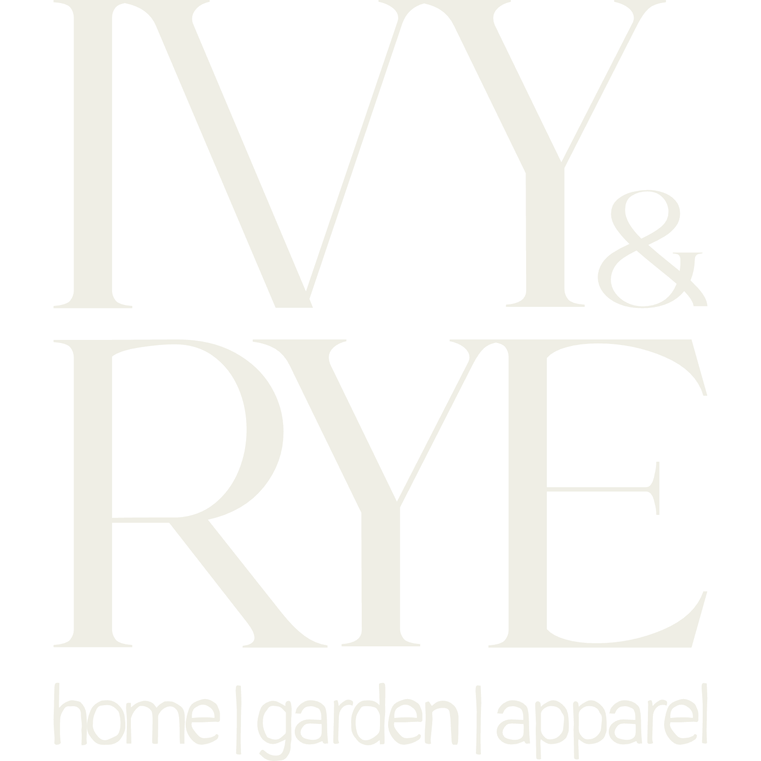 Stacked typography featuring a combination of fonts to create a bold classic look, the tagline compliments the look with a simple handdrawn style.