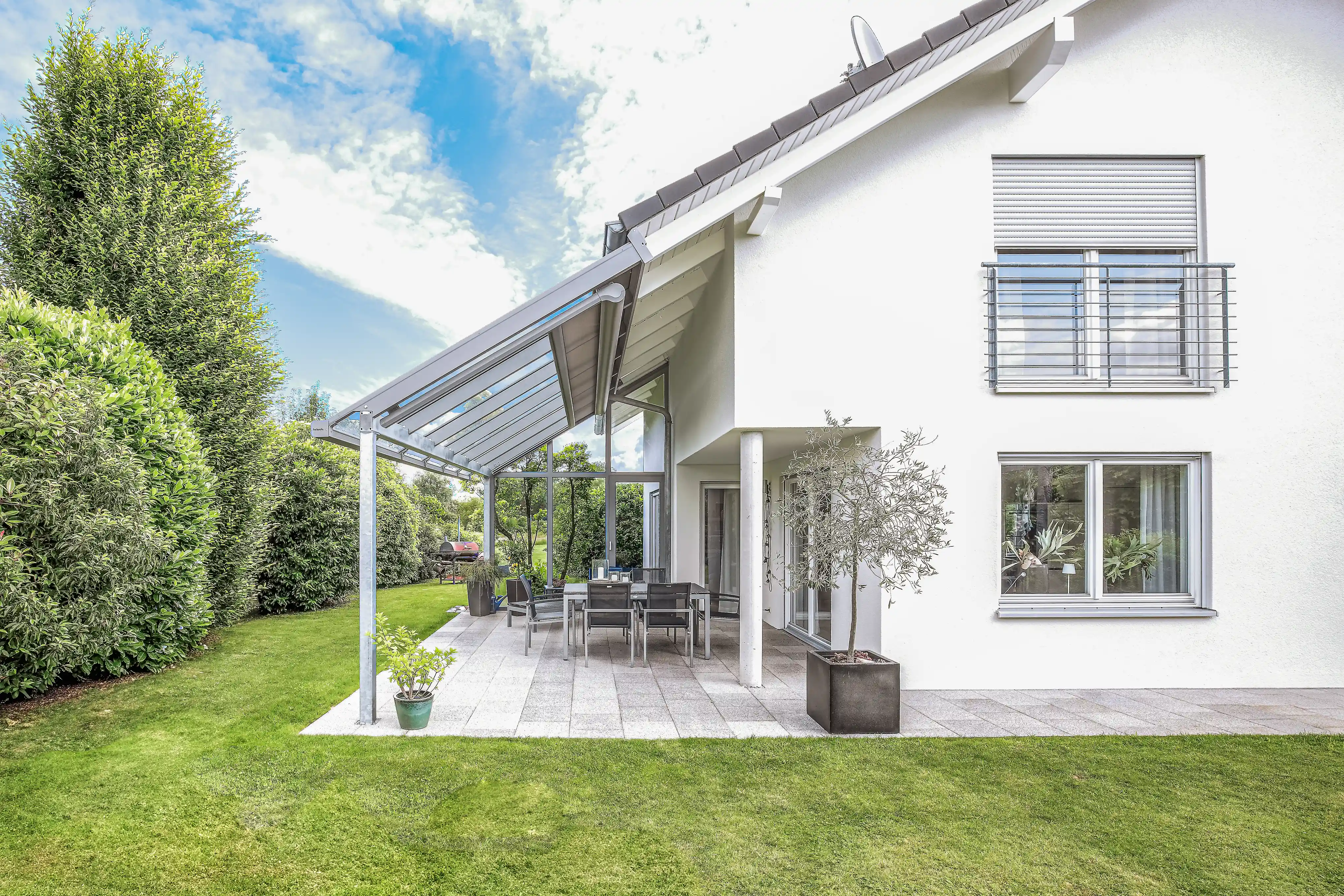 Terrassendach RAL9016