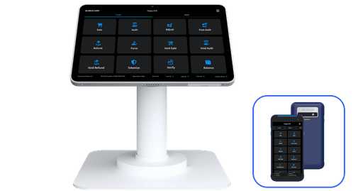 Aldelo ePay devices and stands also have a mobile version.