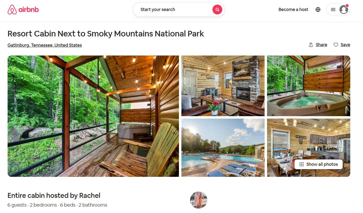 01_A screenshot of Jason and Rachel's Airbnb listing