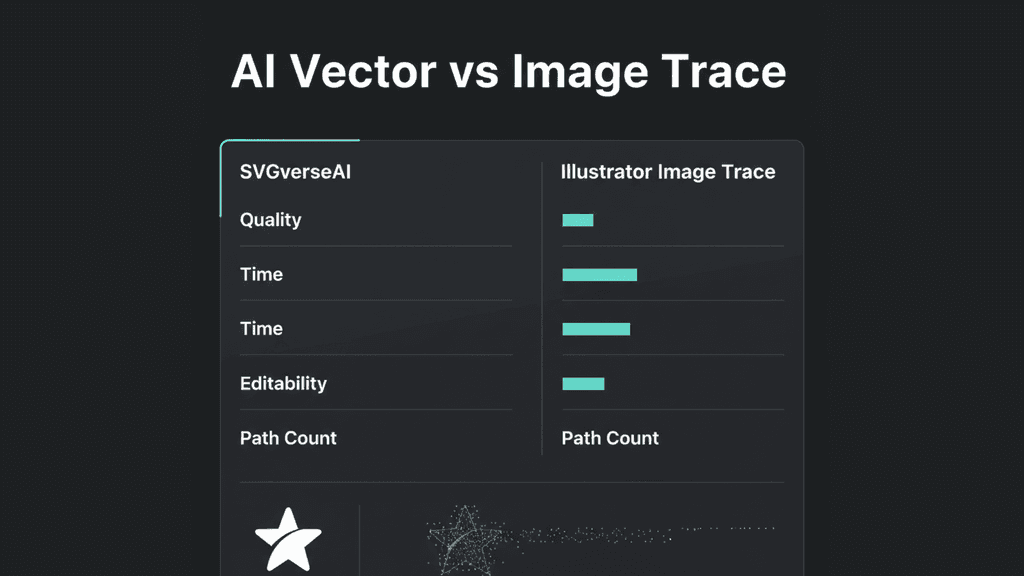 SVGverseAI vs Illustrator Image Trace: Quality, Speed, and Editability ...