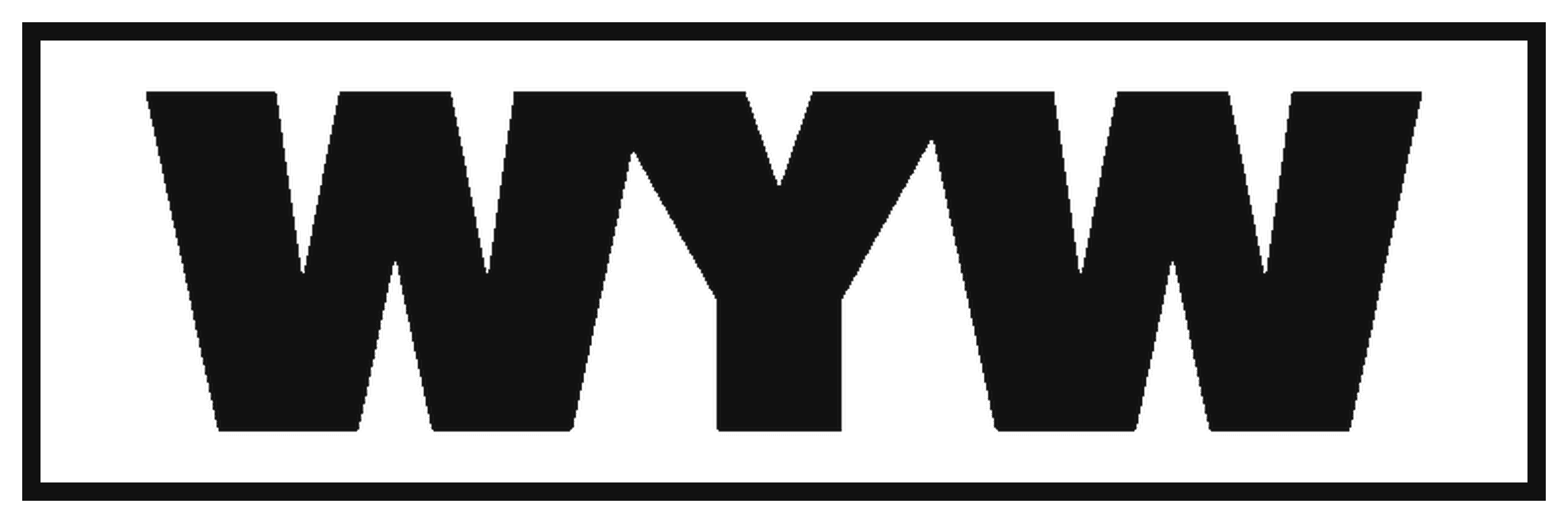 Official WearYourWords WYW monogram logo