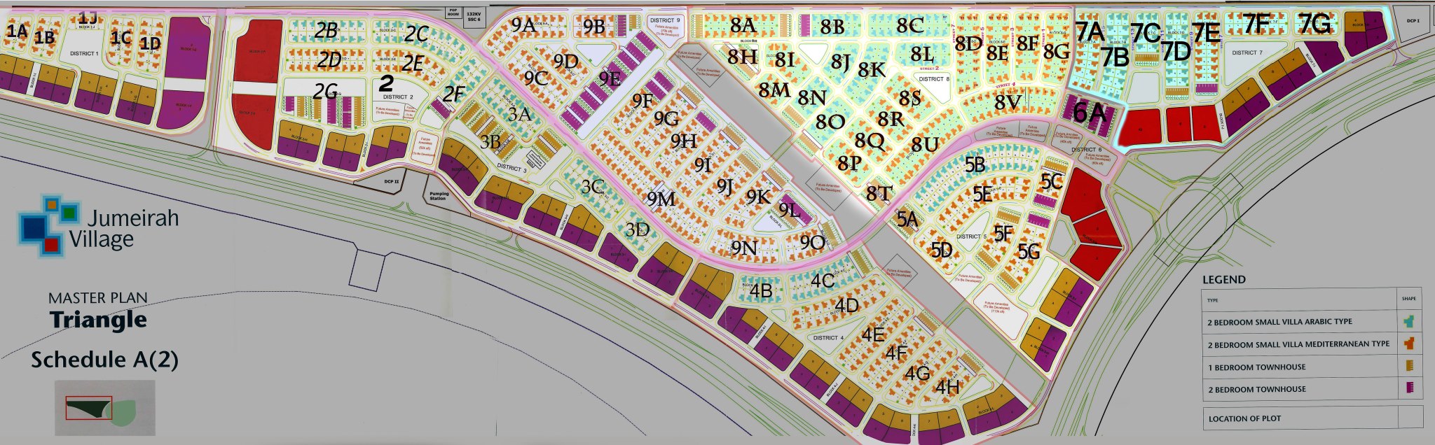 Jumeirah Village Triangle Masterplan